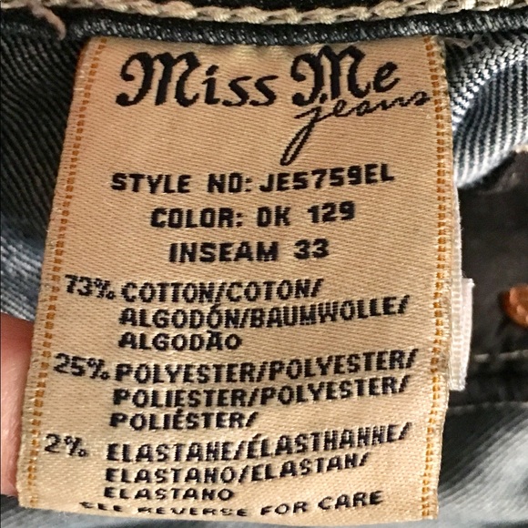 Miss Me—Rhinestone Bootcut Jean - Picture 6 of 6